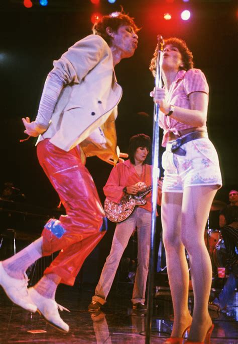 Rolling Stones Mick Jagger And Linda Ronstadt 1978 Rock And Roll
