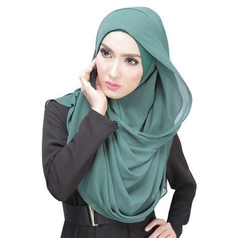Abaya Jilbab Islamic Muslim Scarf Full Hijab Turban Head Wrap Women