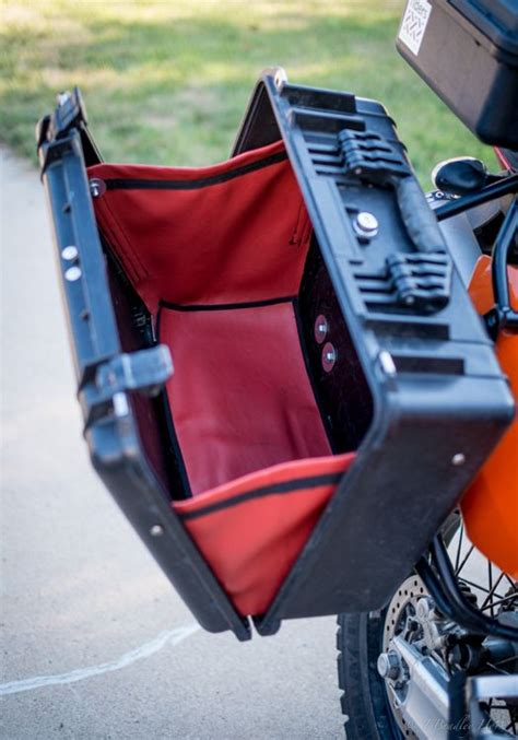 If you do not have a luggage rack you can run the straps around the carrier and through the inside of the vehicle or purchase the car clip strap set which hooks onto a ledge inside most vehicles' door frames. DIY Pelican Panniers (With images) | Diy motorcycle ...
