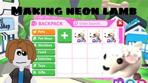 Making A No Potion Neonlamb For The First Time In Adopt Me Youtube