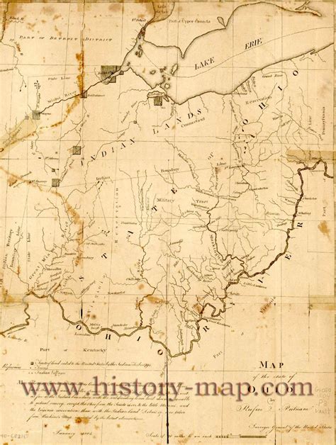 Ohio In Early 1800s Ohio History Ohio Map Genealogy Map