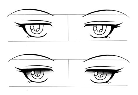 Don't draw the iris, pupil, or lower eyelid. How to Draw Anime Eyes for Beginners | How to draw anime ...