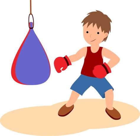Best Baby Boxing Illustrations Royalty Free Vector
