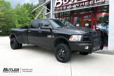 Dodge Ram 3500 Dually With 17in Fuel Maverick Wheels And Toyo Open