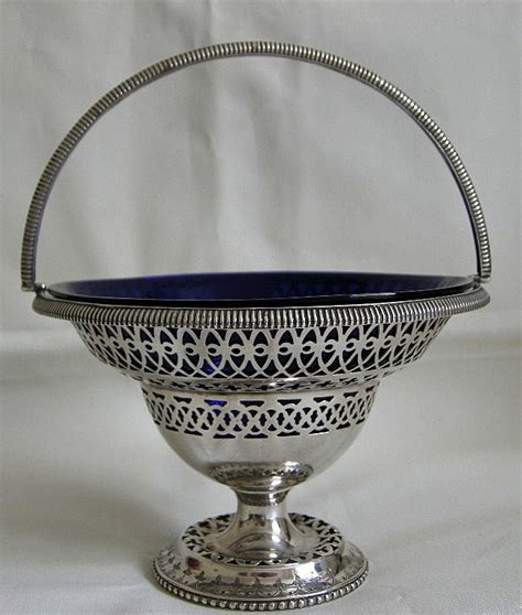 A Mid Victorian Sterling Silver Basket Circa 1861 From Simonmillard
