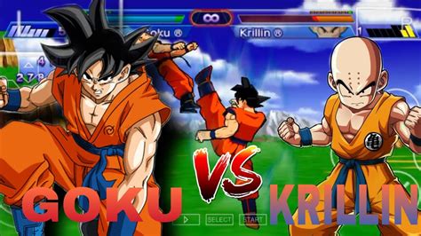 GOKU VS KRILLIN FIGHT Dragon Ball Shin Budokai I AM AKROY YouTube