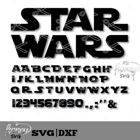 Star Wars Font Free Svg STAR WARS