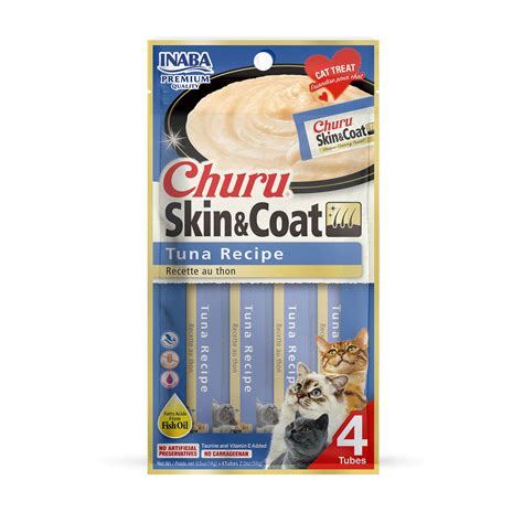 Inaba Churu Skin And Coat Puree Cat Treats 2 Oz Cat Treats Petsmart