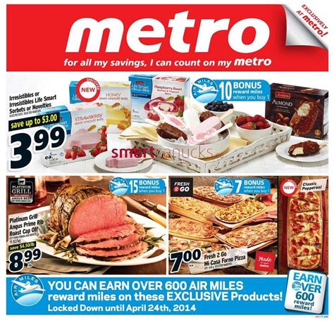 Metro On Flyer April To