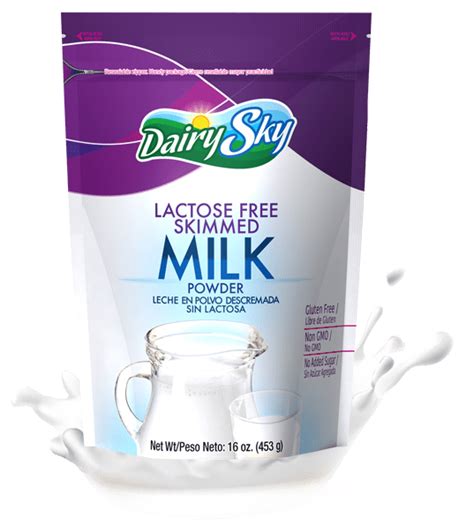 DairySky Lactose Free Skimmed Milk Powder For Cooking Baking 16 Oz