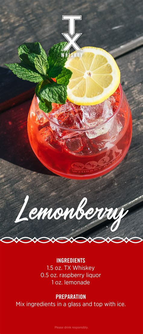 Tx Lemonberry Firestone And Robertson Distilling Co Recipe