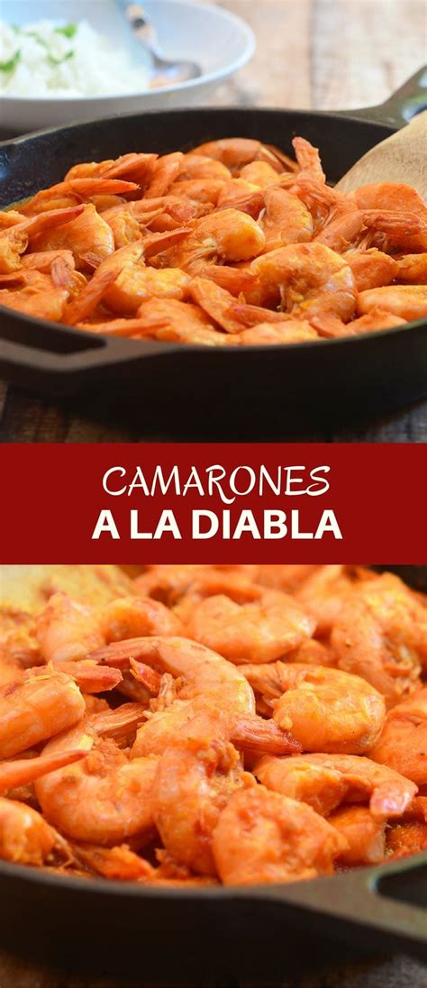 Do not over cook shrimp will shrink and become hard**** as soon as shrimp becomes semi pink you pour in the tomato sauce and the tapatio hot sauce. Camarones a la Diabla | Recipe | Food, Seafood recipes, Food recipes