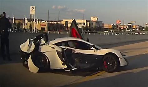 Smashed Mclaren On I10 Tonight They All Looked Okay Though That Has To