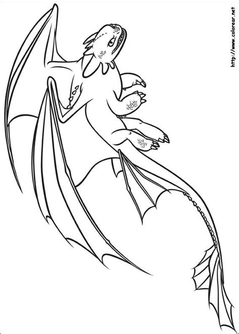 Dibujos Para Colorear Como Entrenar A Tu Dragon 3 Para Colorear