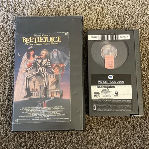 Beetlejuice Beta “not Vhs” Warner 1988 Tim Burton Horror Comedy Betamax £26 64 Picclick Uk