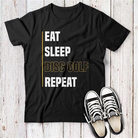 Disc Golf Funny Eat Sleep Disc Golf Repeat Funny Disc Golf Etsy Uk