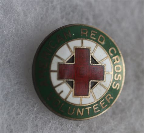 Arc American Red Cross Volunteer Motor Corps Ww2 Us Original Pin
