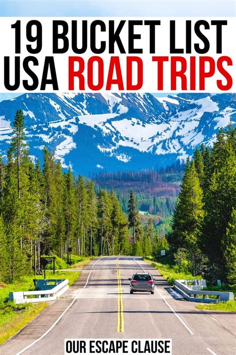 19 Best Road Trips In The Usa Itinerary Ideas Tips In 2020 Road