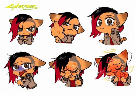 The Character Sheet For An Animated Video Game With Different Facial Expressions And Hair Colors