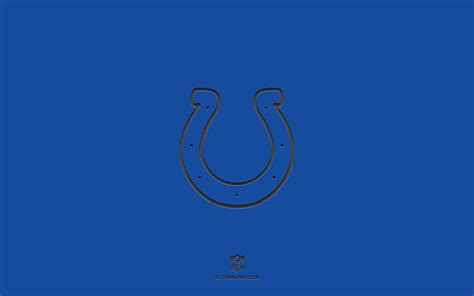 Indianapolis Colts Blue Background American Football Team