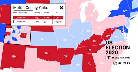 Mapping The Us Election With Live Data From Reuters Mapcreator