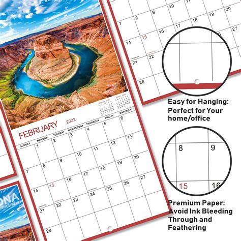 2022 Wall Calendar Monthly Wall Calendar 2022 January 2022