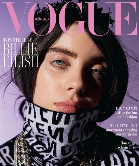 Billie eilish graces the cover of vogue china's june 2020 issue which was shot by fashion photographer nick knight. Beauty Mags: Billie Eilish | Vogue Australia July 2019
