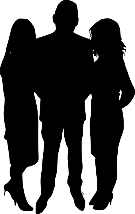 10 Group Photo Silhouette (PNG Transparent) | OnlyGFX.com