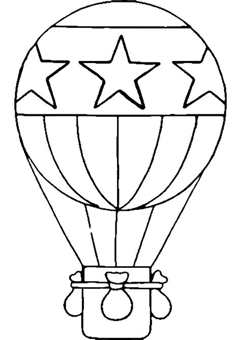 Hot air balloon coloring pages free printable. Hot Air Balloon Coloring Pages Printable | Free Coloring ...