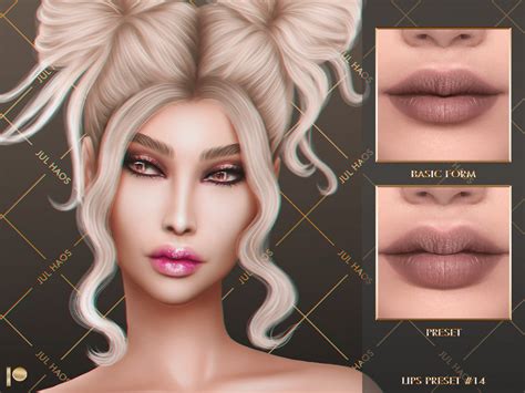 The Sims Resource Patreon Lips Preset 14 Sims 4 Cas Sims Cc Sims
