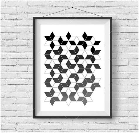 Scandinavian Print Scandinavian Art Geometric Poster Geometric Etsy