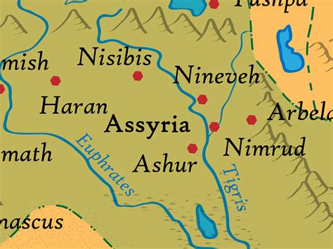 Neo Assyrian Empire Map By David Djukic On Dribbble
