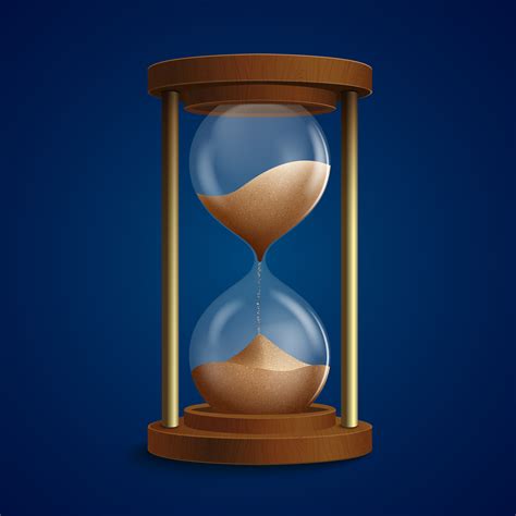 Retro Hourglass Clock Background 459915 Vector Art At Vecteezy