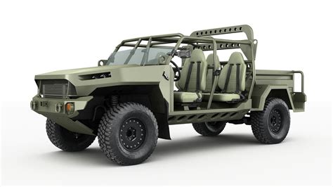 Electric Chevy Colorado Zr2 Military Isv 3d Model Cgtrader