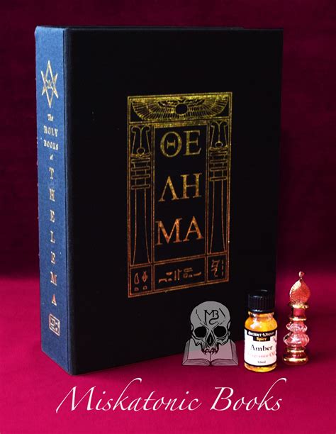 The Holy Books Of Thelema By Aleister Crowley Paperback Edition In 5