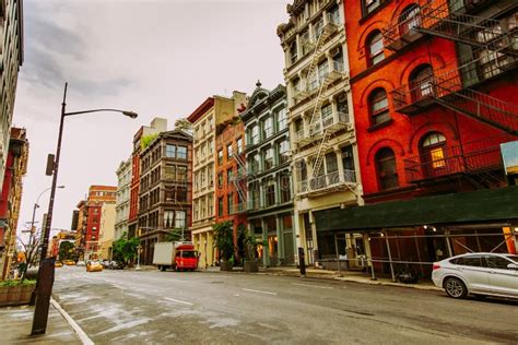 Broome St In Soho District In New York City Stock Image Image Of