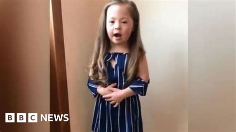 The Five Year Old Girl Changing Perceptions Of Downs Syndrome Bbc News