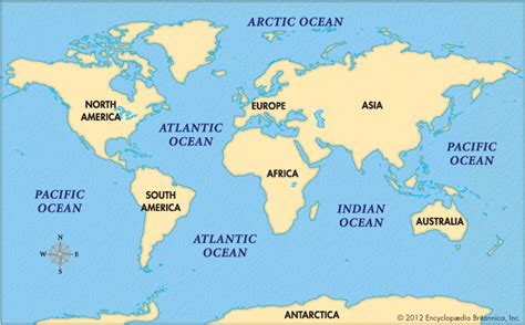 Geography And Maps Oceans