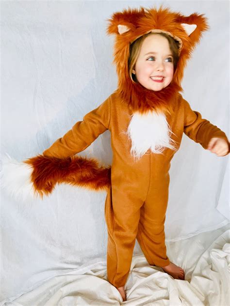 Fox Halloween Costume Toddler Boy Halloween Costume Kids Etsy Fox