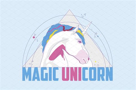 Unicorn Illustrator Graphics Creative Market