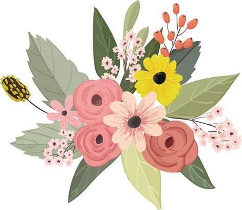 Watercolor Wedding Flowers Png Photo Vector Clipart Psd Porn Sex Picture