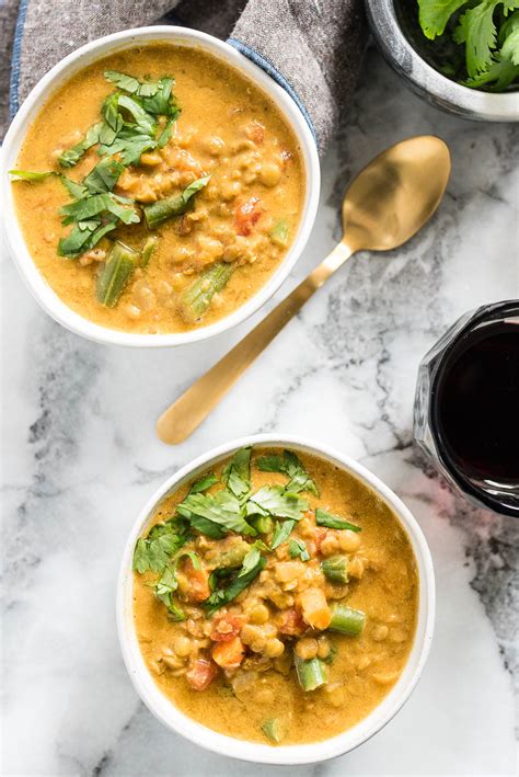 The Easiest Curried Lentil Soup