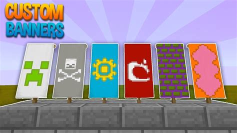 Custom Banners Minecraft 12 Banner Guide Youtube