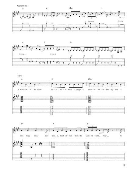 Wagon Wheel By Darius Rucker Digital Sheet Music For Guitar Tab Play