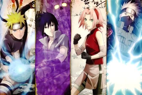 Naruto Shippuden Manga Kakashi Team 7 Poster My Hot Posters