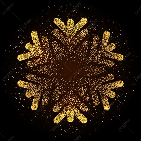 Glitter Snowflakes Vector Png Images Christmas Background With Glitter