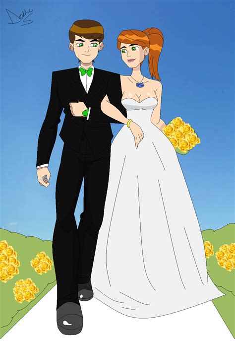 Ben And Gwen Just Married By Csgt On Deviantart