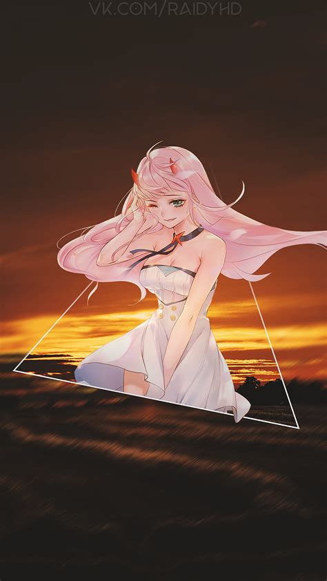 Anime Girls Anime In Zero Two Darling In The Franxx Darling In The Franxx Hd Phone