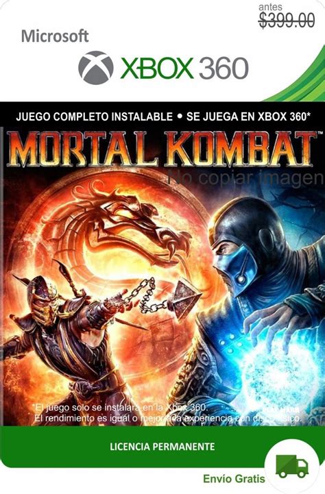 When you're playing an xbox 360 game on xbox one or xbox series x|s, it's like you're on an xbox 360 console. Mortal Kombat Xbox 360 -- Envío Gratis - $ 199.00 en ...