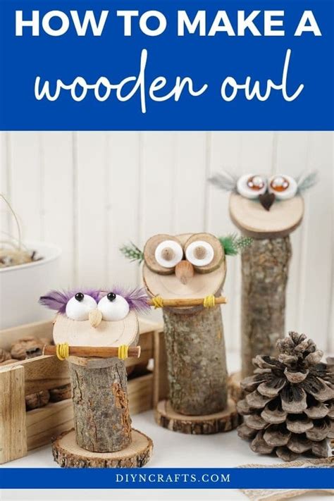 Cute Decorative Owls Made From Upcycled Wood Video Tutorial